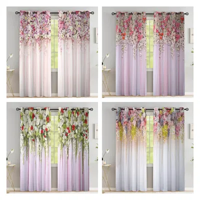 Melodieux Thermal Curtains Grommet Window Blackout Drapes for Living Room