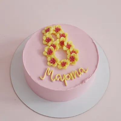 Бенто-торт на 8 марта для мамы — купить по цене 1500 руб. | Интернет  магазин Promocake Москва