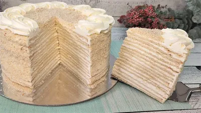 The famous STEFANIA cake! The most delicate short pastry cake! Melts in  your mouth! Very tasty - YouTube