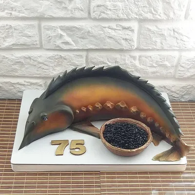 Торт в виде рыбы - 68 фото