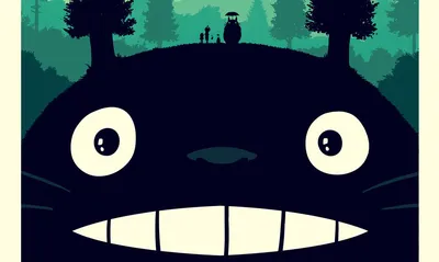 My Neighbor Totoro print by Albert Cagnef | Posterlounge