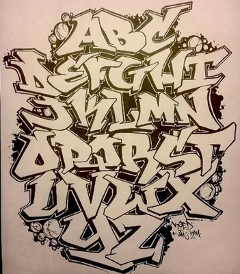 Graffiti Alphabet Letters 3d Graffiti Alphabet : Gallery Sketch Graffiti  Alphabe... - Graffiti Alph… | Граффити, Граффити в виде алфавита, Надписи в  стиле граффити