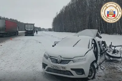 Пять человек погибли в ДТП с двумя автомобилями и грузовиком под Пермью —  РБК