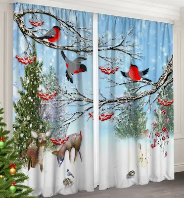 3D Printing Window Curtains Mural Waterfall Green Jungle Blockout Drapes  Fabric | eBay