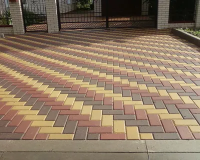 Плитка тротуарная BRAER Старый город Ландхаус Color Mix Туман, толщина 80  мм купить в Краснодаре