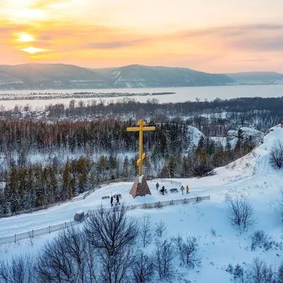 Самарская область: Царёв курган зимой