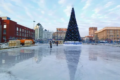 В Новосибирске открыли каток в Центральном парке - KP.RU