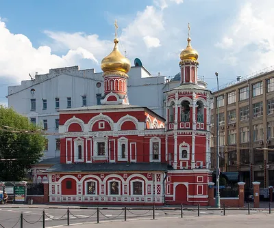 Красивые виды Москвы: вид с колокольни церкви Знамения