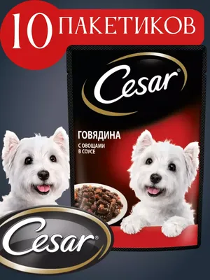 Влажный корм для собак Cesar Mix C048202, мясо, 0.4 кг - 1a.lv