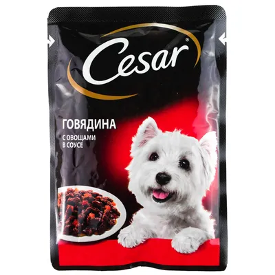 Влажный корм для собак CESAR® говядина с овощами купить у партнеров