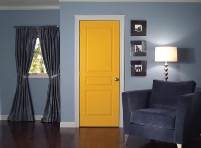 Крашеные двери: 35+ ярких примеров | myDecor