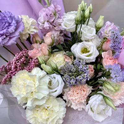 Букет для рака: пион, озотамнус и другие цветы по цене 7369 ₽ - купить в  RoseMarkt с доставкой по Санкт-Петербургу