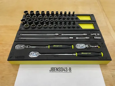 Snap-On Tools HI-VIZ 53 Piece 1/4\" Drive Essential Service Foam Set  153GSS02FHV | eBay