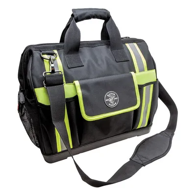 Klein 16\" Tradesman Pro™ High-Vis Tool Bag, 42 Pockets | TTL