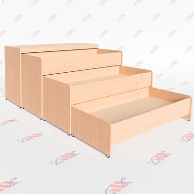 Парящая кровать, тумба Soaring bed_bedside_table 3D модель скачать на  CGBandit в формате 3d max, 3ds, obj, fbx, материалы Vray, Corona Render