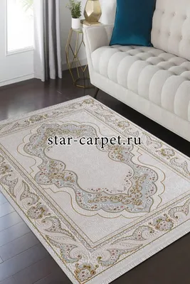 Турецкий ковер Trendy 5461B Cream/Blue 1,5x0,8 м прямоугольный продаём по  цене 1 500 руб. | можете недорого купить в Москве