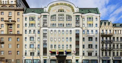 Москва. Гостиница The Carlton Moscow 5*. Ул. Тверская, 3 - Архитектурное  освещение - Fossa Electric