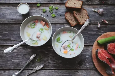 🐟 Уха по-фински из форели со сливками! Финский рыбный суп с красной рыбой  и сливками! | Дина, Коллекция Рецептов | Дзен