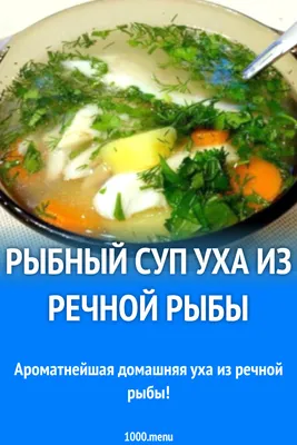 Рыбный суп уха из речной рыбы рецепт с фото пошагово - 1000.menu