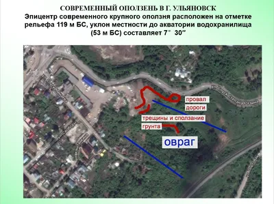 Ульяновск стал жертвой гигантского оползня, жители увидели в нем коррупцию