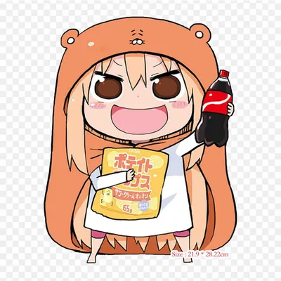 Купить Аниме Umaru Himouto Umaru-chan, аниме, термонаклейка на переноске,  нашивка на одежду, стирающаяся футболка «сделай сам», термонаклейка на  заплатку для одежды | Joom