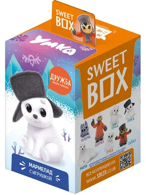 Sweet Box Конфитрейд СВИТБОКС УМКА Мармелад с игрушкой, 10г (штука) -  купить с доставкой по выгодным ценам в интернет-магазине OZON (1326802666)