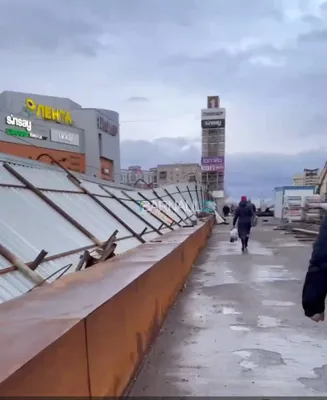 Сорванные крыши, помятые автомобили: в Барнауле борются с последствиями  мощного урагана