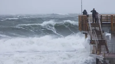 Последствия шторма в Светлогорске и Пионерском (фото) (видео)