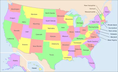 USA Time Zones And Related States