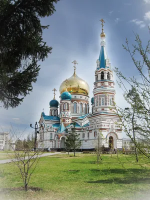 Фото: Омск. Свято-Успенский кафедральный собор. Фотограф Михаил  Морозовский. Город. Фотосайт Расфокус.ру