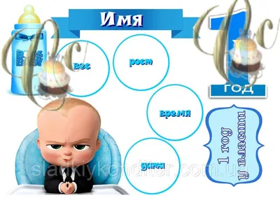 Вафельная (рисовая) или сахарная картинка Босс Молокосос девочка на торт,  топперы, пряники, печенье (ID#1411064873), цена: 46 ₴, купить на Prom.ua