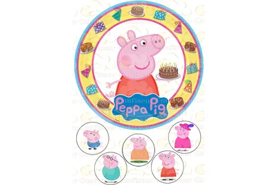 Вафельна та цукрова картинка - Вафельная картинка Свинка Пеппа, Peppa pig.  Сахарная картинка Свинка Пеппа, Peppa pig. Цена: 60 грн. (бумага  ультрагладкая). Цена: 100 грн. (бумага сахарная). | Facebook