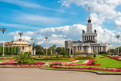 ВДНХ, Москва, достопримечательности, …» — создано в Шедевруме