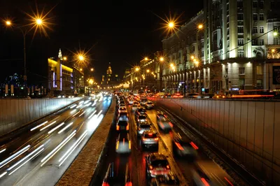 Подборка фотографий вечернего центра Москвы | Пикабу