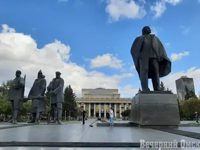 Вечерний Новосибирск в снегу, картина…» — создано в Шедевруме