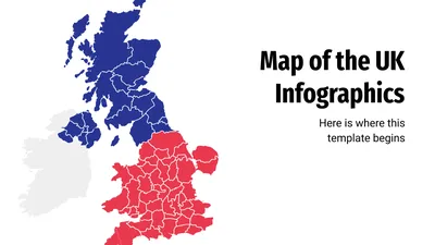 Map of the UK Infographics for Google Slides and PowerPoint