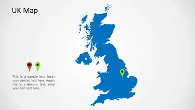 UK Map for PowerPoint - SlideModel