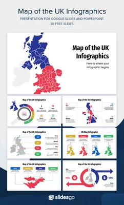 Presentation Base - PowerPoint map United Kingdom