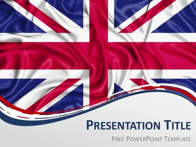 UK Flag PowerPoint and Google Slides Template - PresentationGO