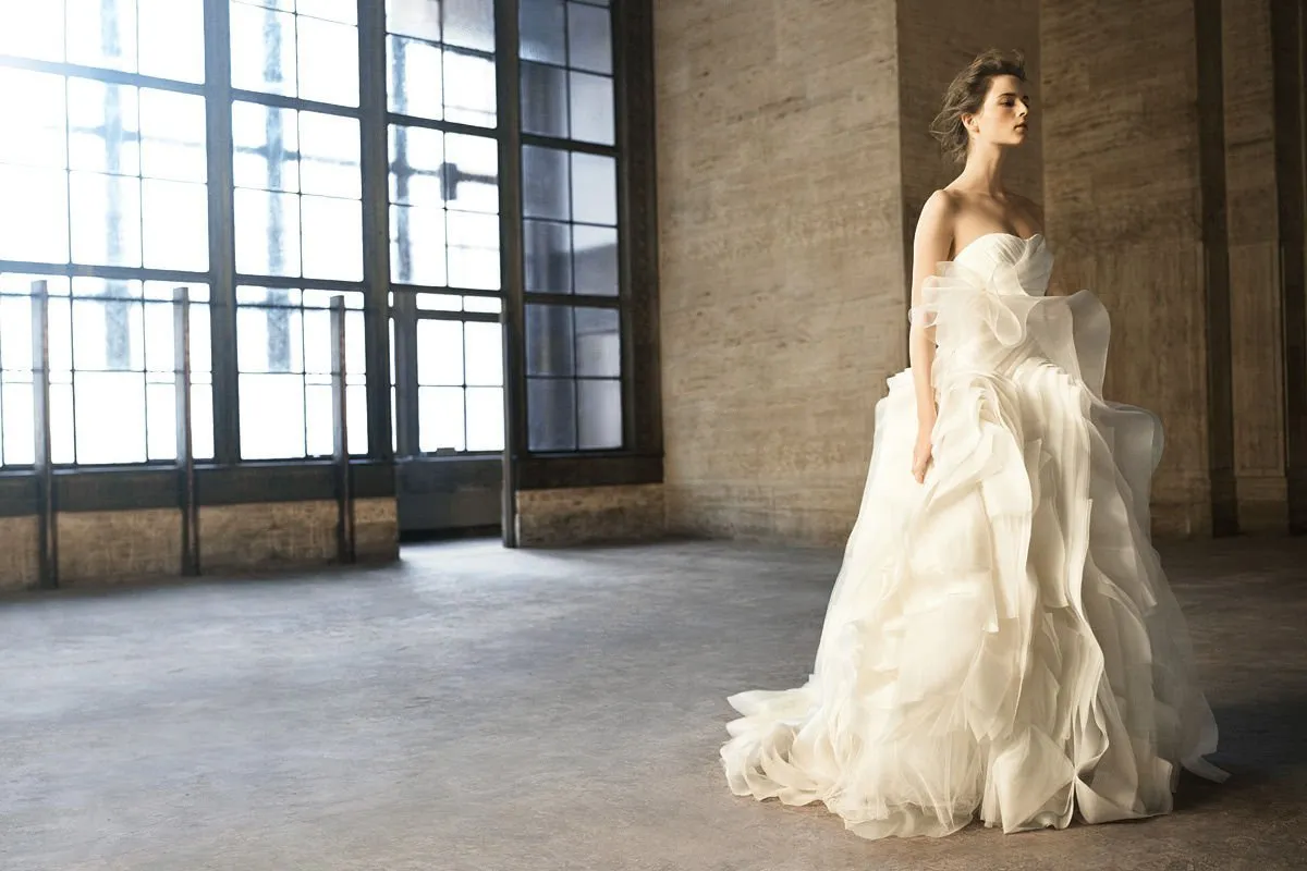 Нежность и красота в Vera Wang свадебных платьях Нежность и красота в Vera Wang свадебных платьях