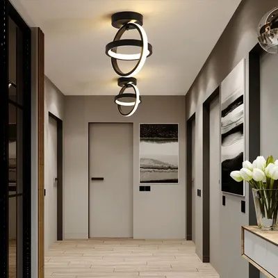 Ceiling Light Modern Lamp Veranda Corridor Hallway Entryway Aisle Loft Bar  Round | eBay