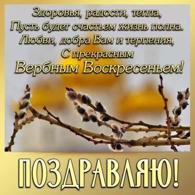 Вербное воскресенье 2023 года - когда празднуют - что нельзя делать в этот  день