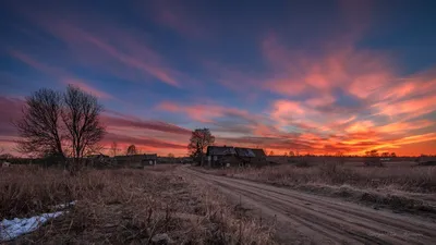 Spring evening on the road | Весенний вечер в дороге :: Behance