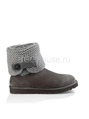 Вязаные угги купить. UGG Australia Shaina Grey Вязаные угги Шайна серые