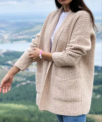 Cardigan Number 2 pattern by Nadegda Osipova | Выкройка кардигана, Женские  свитера, Вязаный крючком кокон