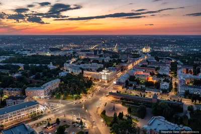 Смоленск с высоты — город-крепость