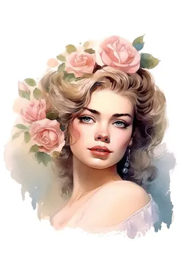 Vintage ladies clipart. Винтажный дамский клипарт. PNG. | Рисунки девушки,  Рисунки женщин, Рисунки