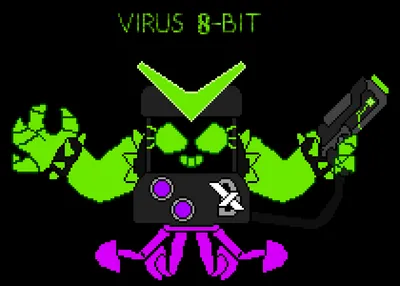 3D Printed Brawl Stars- 8-bit Virus by Ron Dino | Pinshape