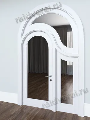 Входные уличные арочные Двери в стиле Ар-деко.Entrance classic  door.External Doors. Exterior Door.Half Round Window - Двери - 3D модель