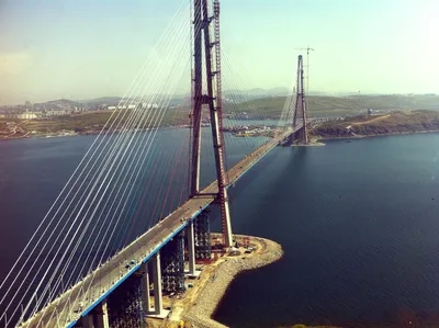 Русский мост в городе \"Владивосток\"